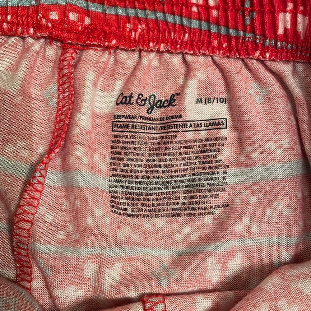 Cat & Jack 8/10 llama winter pj set - Picture 4 of 5